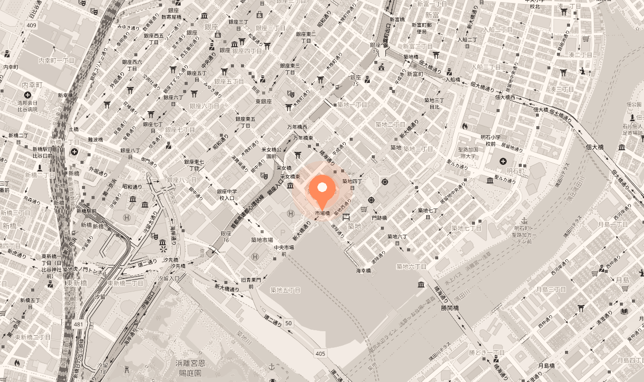 Map: 4-13-14 Tsukiji